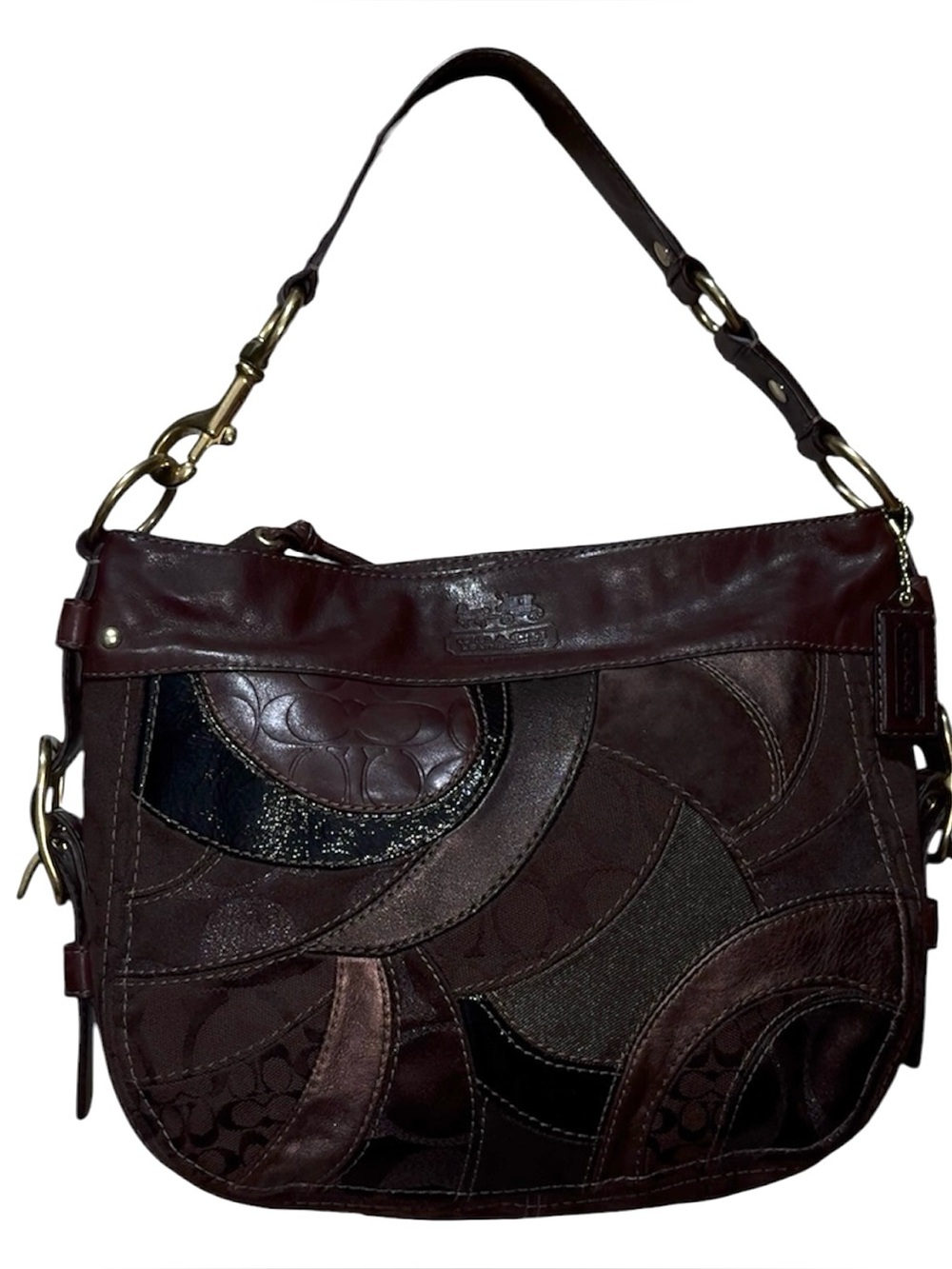 Coach Zoe hobo patchwork 13515